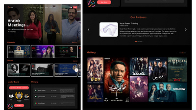 Aratok - Web Design app app design branding design graphics design typography ui user experience ux web web design website design