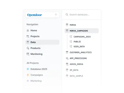 Tree Menu - SaaS Dashboard app clean dashboard menu minimal modern nav menu navbar navigation npw product saas sidebar tree menu ui ux web app web design