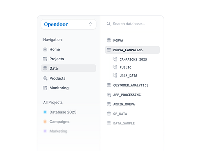 Tree Menu - SaaS Dashboard app clean dashboard menu minimal modern nav menu navbar navigation npw product saas sidebar tree menu ui ux web app web design