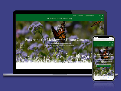 Connemara Conservancy Website Design design graphic design nonprofit web web design web development website website design