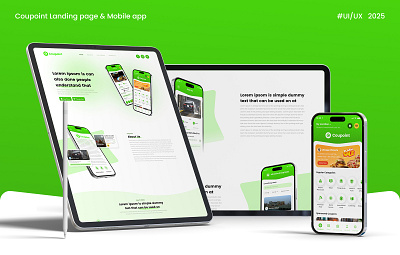 CouponApp – Discover, Save & Redeem Effortlessly app app concept app design application design branding concept figma landing page mobile ui prototype ui uiux uiux design ux web design wireframe