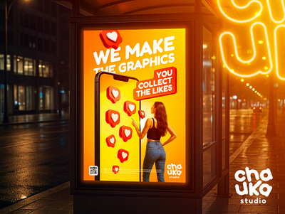 Social Media Agency Advertising ad ai graphic design poster reel social media some story