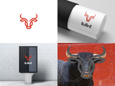 Bullline Logo branding corporate branding design graphic design illustration logo logodesign vector