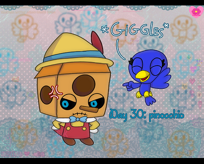 Junefairytale Day 30: pinocchio art post art tag digital art drawing fan art graphic design illustration
