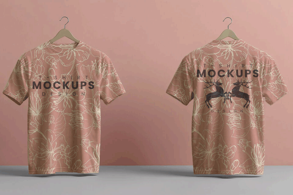 T-Shirt Printed Mockup Design | Fashion Designer advertising brand branding fashion designer graphic design mockups design printed shirt t shirt