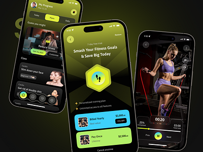 Fitness Tracker App app app design fitnessapp fitnessgoals fitnesstracker fitnesstrackerapp habittracker healthtracking ios mobile mobile app mobile ui steptracker ui design uiux userexperience uxuidesign workouttracker