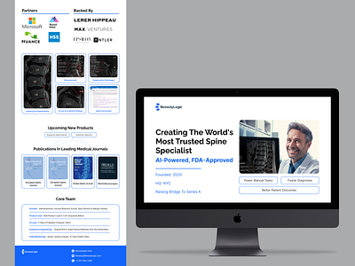 One-Page Design: Physiotherapy & Mobility 🔵 branding graphic design illustration vector