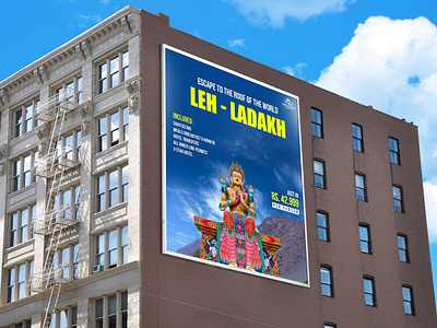 Minimal Travel Leh Ladakh Flyer Design flyer ideas