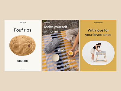 Anzy Home — home decor brand system #11 brand identity branding furtniture home decor knitted decor logotype posters