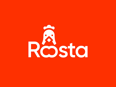 Roosta - Chicken Logo brand brand identity branding chicken logo fast food logo food branding food logo icon identity logo logo design logo designer logodesign logotype mark modern logo restaurant branding restaurant logo vector visual identity