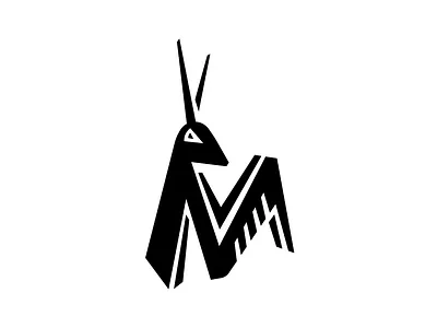 Modern Mantis Logo Design boxing killer logo mantis mantodean modern pray praying simple sports tech