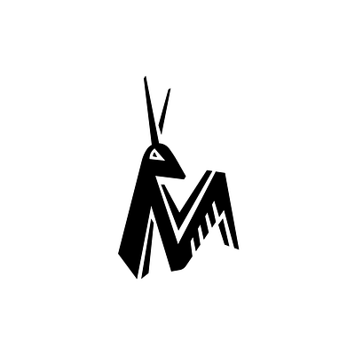 Modern Mantis Logo Design boxing killer logo mantis mantodean modern pray praying simple sports tech