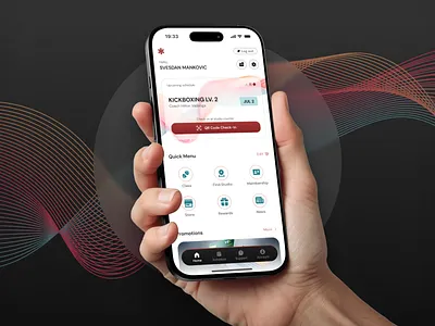 fitness booking studio mobile app design app booking branding clean dark design figma fitness graphic design grid gym illustration ios light mobile schedule ui ux workout yoga
