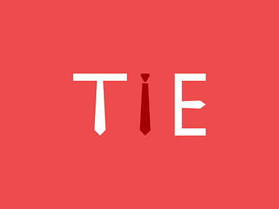 Tie concept graphic design icon tie