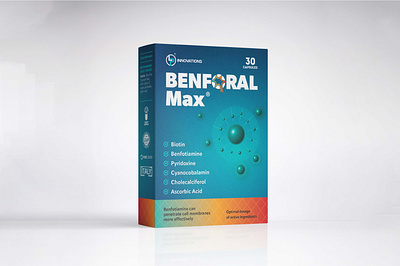 Vitamin B-Complex Supplement Packaging benfotiamine biotin supplement blister pack design box packaging design capsule packaging carton design energy nerve support healthcare packaging medicine strip packaging multivitamin capsules nutraceutical blister pack packaging design pharmaceutical packaging product packaging design supplement box design vitamin c vitamin d3 vitamin packaging
