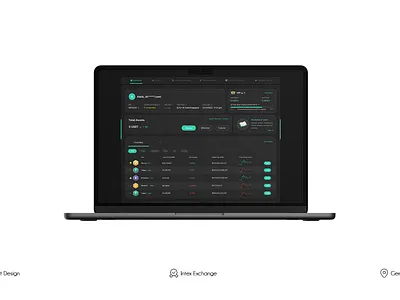 Intex Exchange - Profile Page - Dark Mode best dark exchange flow graphic design idea money profile see studio style ui user ux website