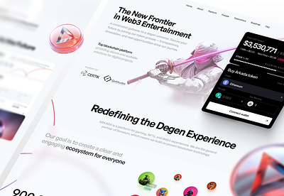 Web3 Quest Web App Landing Page 3d ai art app ui crypto crypto landing crypto ui crypto web app crypto web3 crypto white crypto widget midjourney presale ui web app web3 web3 design web3 landing page
