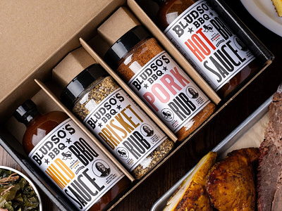 Bludso's: Packaging bbq sauce bludso bludsos brand design cpg label label design logo packaging packaging design sauce typography