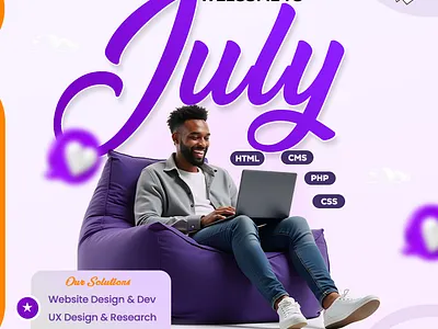 Happy New Month Flyer Design branding design flyer flyer design for new month graphic design happy new month flyer web design agency web development company