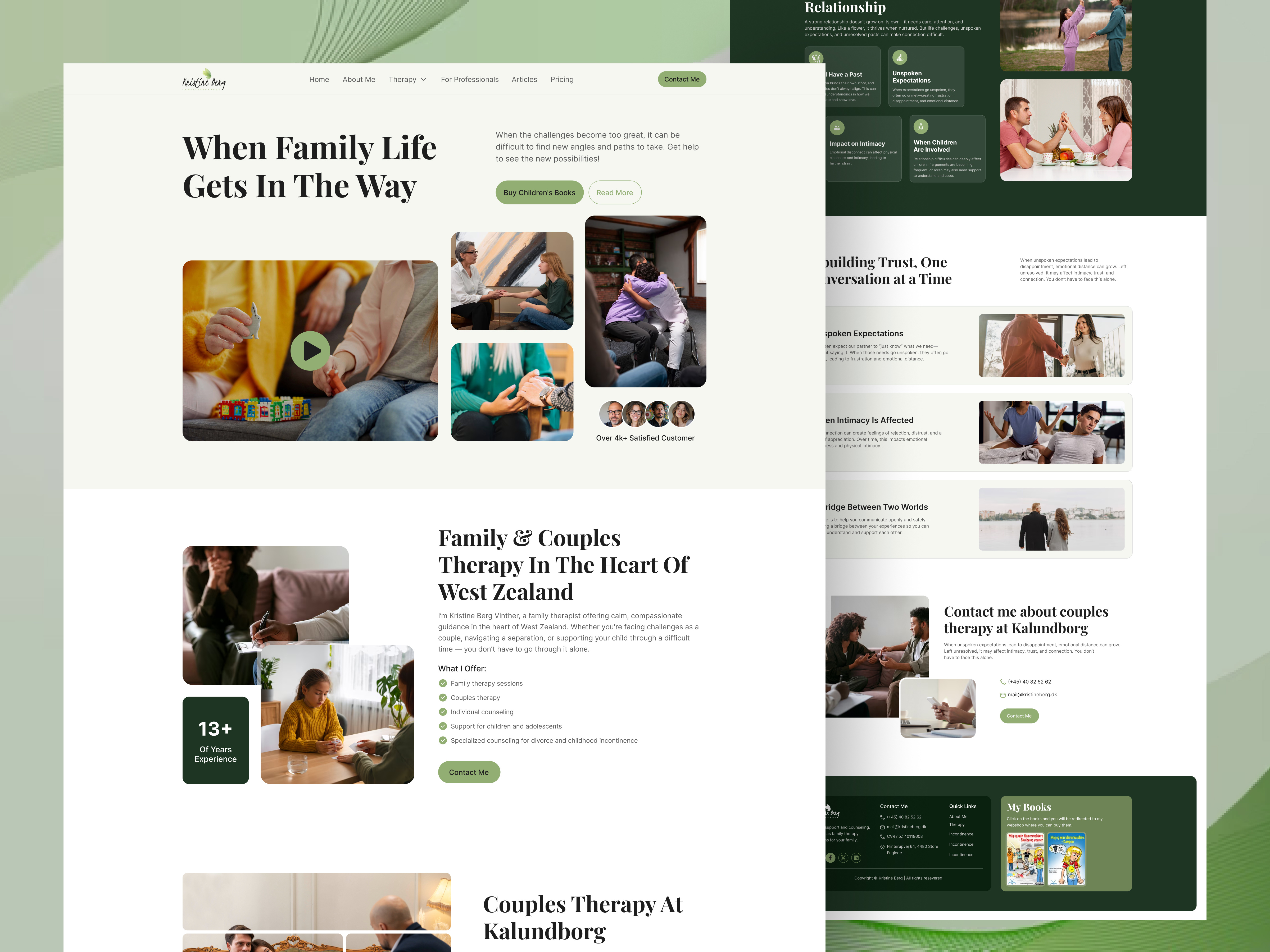 Example of Website Design UX UI