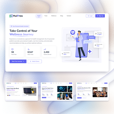 Multipurpose Business Web Template agency website animation auth branding business ui design frontend landing page logo modern design multipurpose multipurpose template portfolio responsive tailwind typography ui ux web template