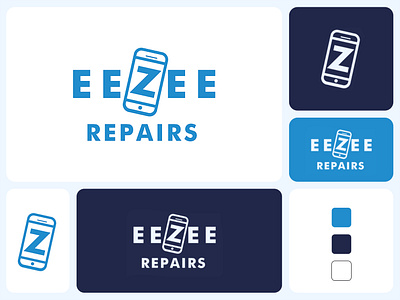 Branding For Mobile Repair Shop bill board branding graphic design logo poster design