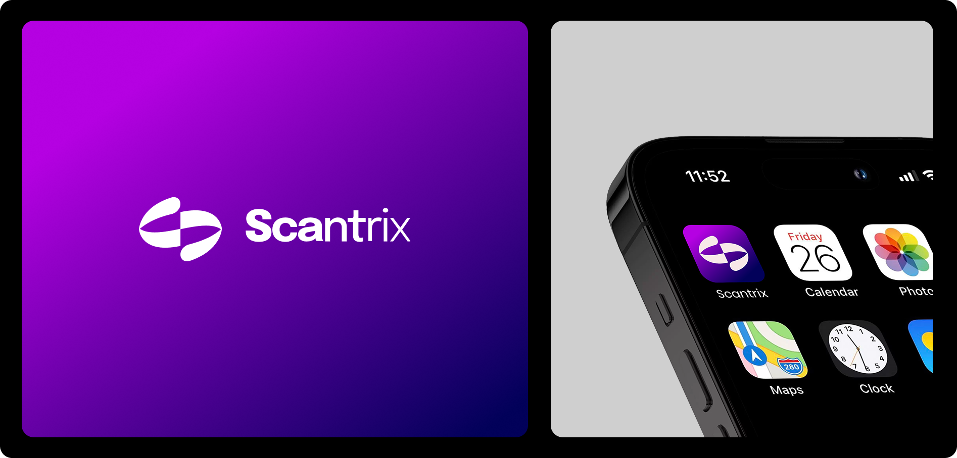 Scantrix branding graphic design identity logg s scan scanning tech