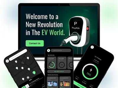 EV Car Charging app design ev app ev charging ev mobile ui ev website graphic design mobile ui ui ux website design