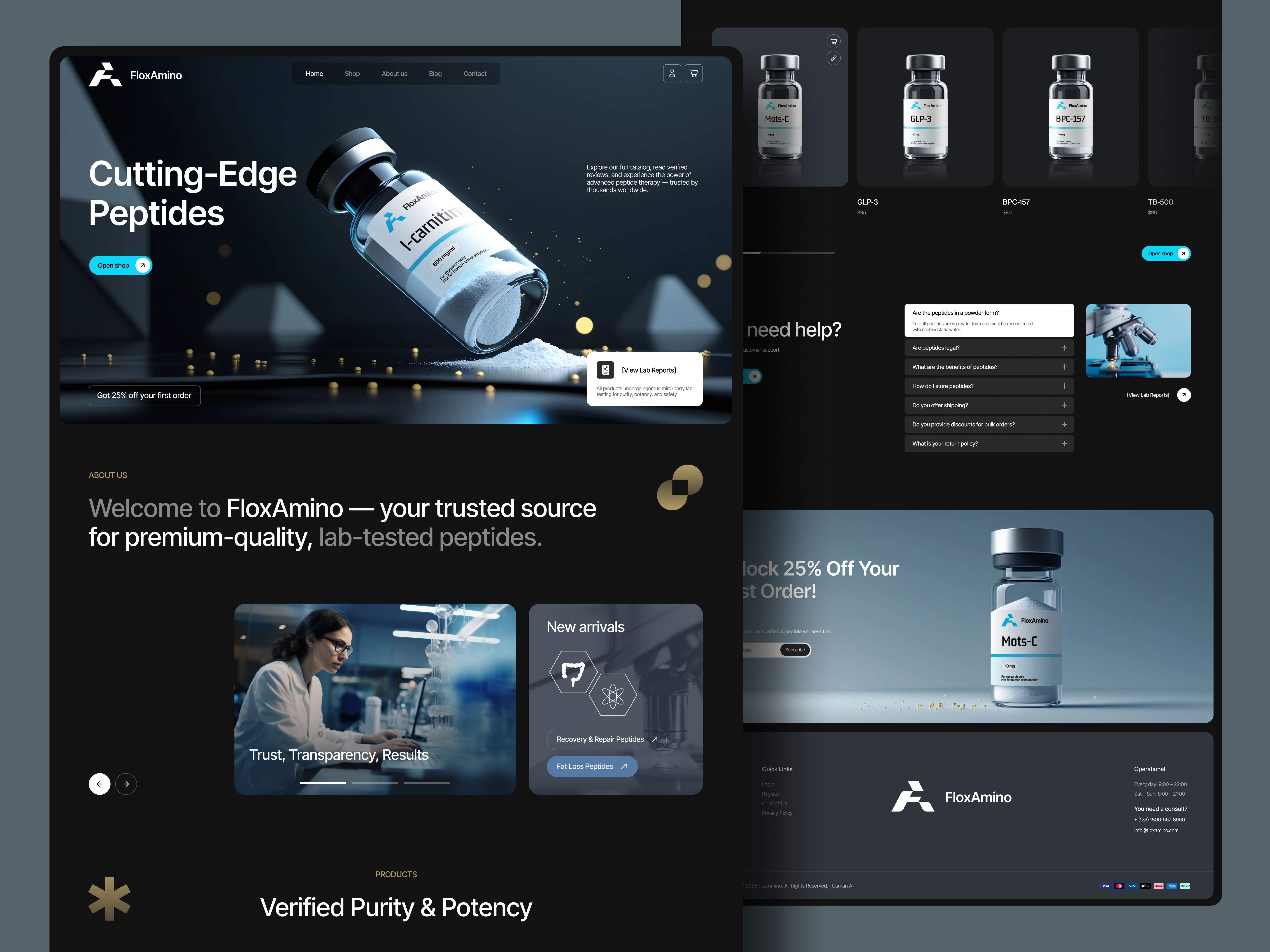 Example of E Commerce Website (Design + Development)