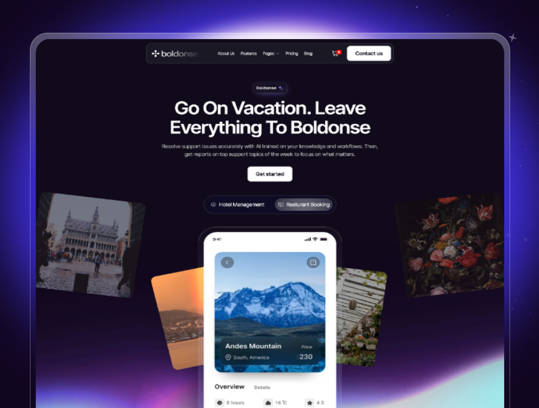 Boldonse - Technology Website Design adobe adobe photoshop app design graphic design illustration ui ux web design xd