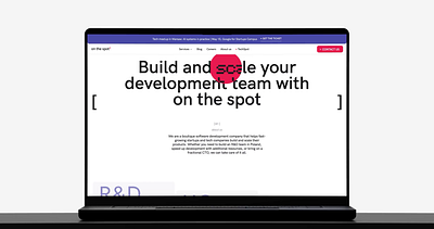 Website Design for OnTheSpot 3d branding design graphic design illustration logo saas ui ux webdesign
