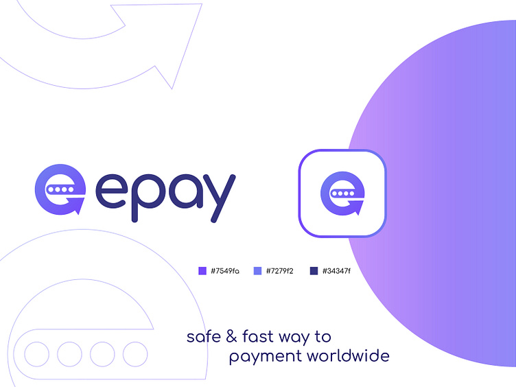 epay, logo, logo design, payment logo, by Md Asraful Logo & Branding