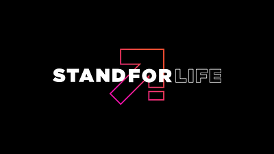 Stand for Life - Logo Animation 1 animation branding logo motion graphics