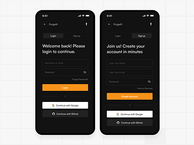 Login Page login mobile app mobile login page signup