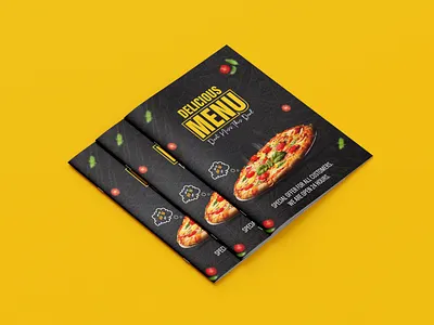 Bi-Fold Restaurant Menu Design brochuredesign