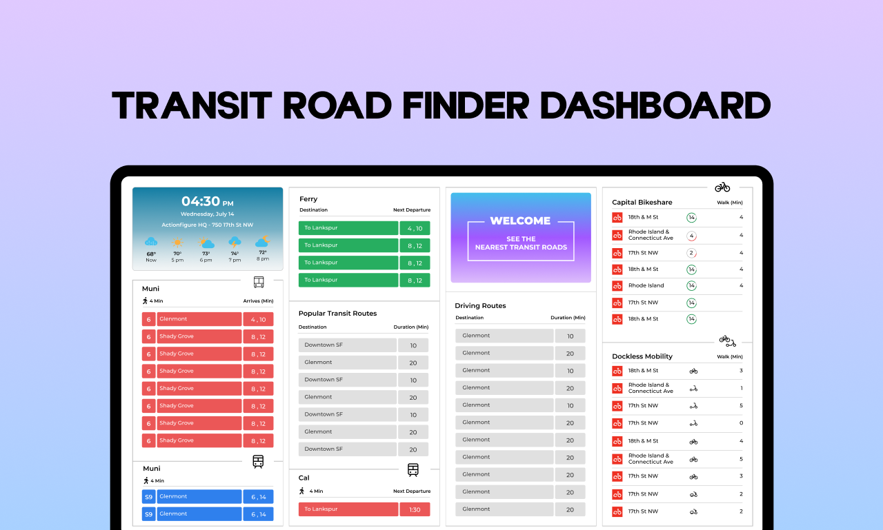 Transit Road Finder Dashboard UI dashboard design transit finder dashboard transit system ui design uiux design ux design