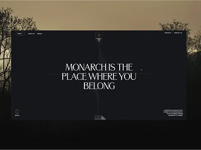 Monarch Real Estate branding modern real estate ui ux web design web development webflow