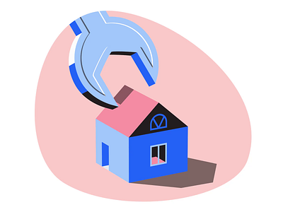 Smart Home 2d 3d after effects animation digital home home automation home control iot modeling motion design motion graphics services settings smart appliances smart devices smart home smart home app smart home system wrench