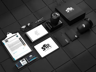Branding For STR Studios branding graphic design logo photography