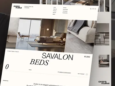 DI - Modern Furniture Ecommerce Website Design - Product Page architecture awwwards company profile ecommerce furniture furniture website interior landing page luxury minimalist modern product detail product page professional shopify ui warm web design webflow website