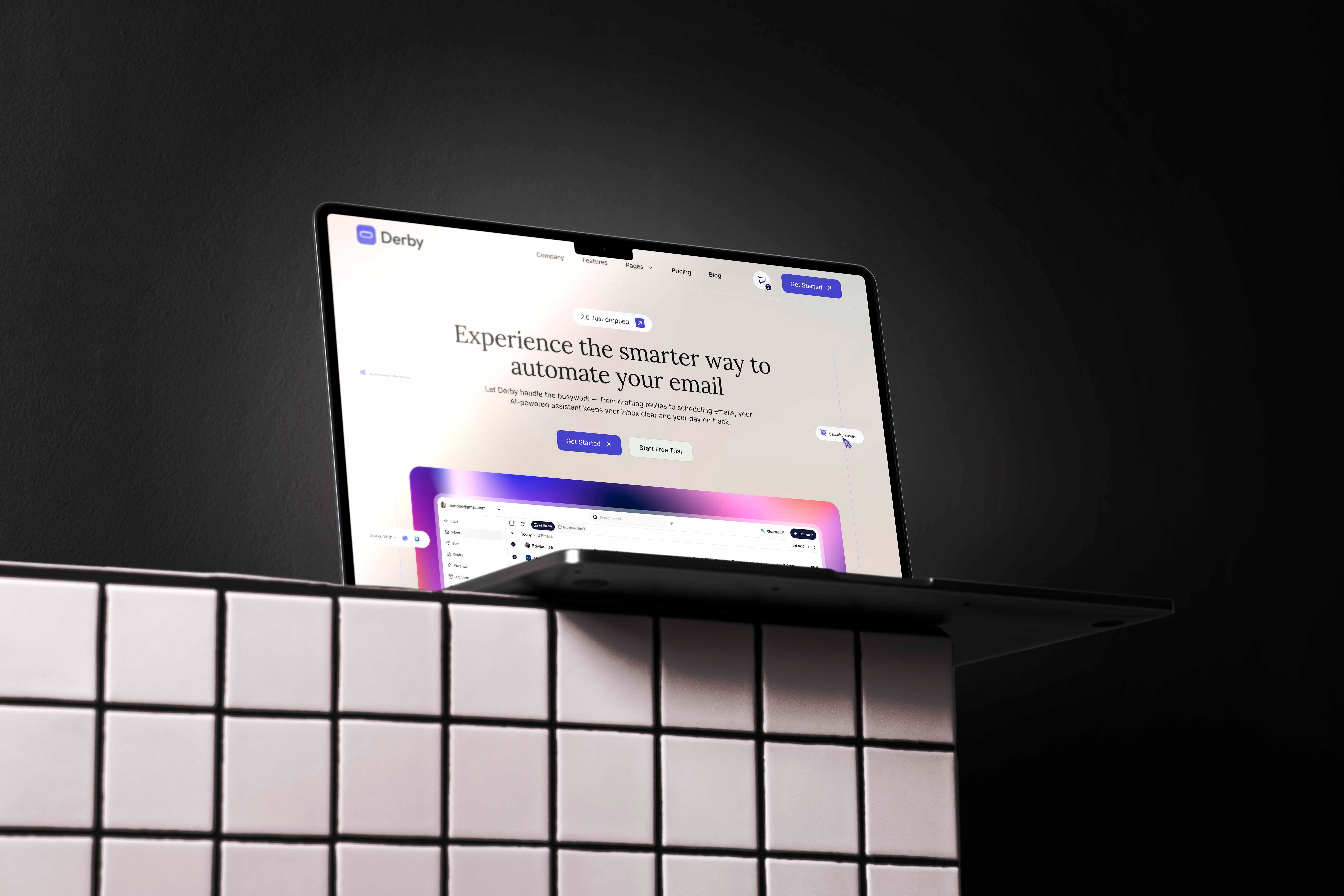 Derby | SaaS | Web & UI/UX Design adobe photoshop app design graphic design illustration saas ui ux web design