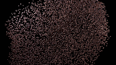 Particle Simulation 3d animation blender digital art motion design motion graphics video
