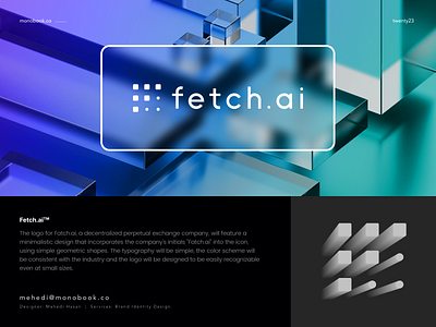 Fatch™ | Crypto Logo Redesign Concept. brand identity design branding creative logo crypto crypto logo currency logo logo design money monogram net logo nft redesign visual identity design web3