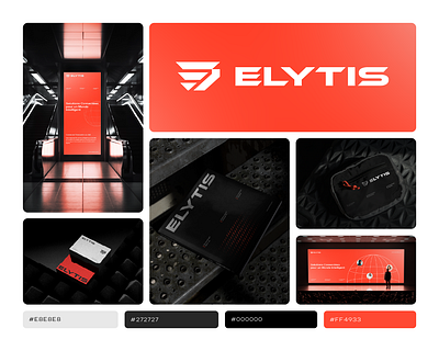Elytis | Brand Identity brand concept brand visuals branding inspiration color palette corporate identity creative branding elegant logo graphic designer identity design logo logo design minimalist logo modern brand identity tech branding technologie visual identity