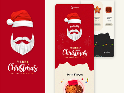 Christmas Email template email design email newsletter graphic design instagram marketing social media