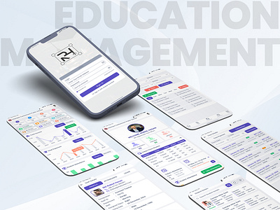 Bench Education: School Management Application bench education education application interactive prototyping school school management ui user experience user interface ux