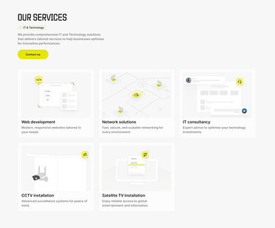 Services illustrations bento design illustration product design ui ux webdesign