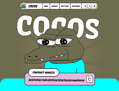 Meme Coin Website Design crypto crypto meme meme meme coin meme coin design meme coin landing page meme coin website meme token meme token design pepe web design
