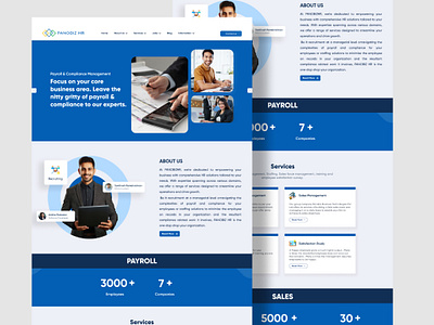 Landing Page For Panobiz branding landing page ui ui design web design