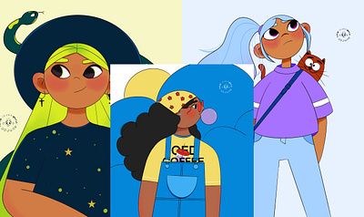My Latest Splash of Color art branding character design colorful creative design digital digital art digital illustration drawing graphic design illustration poster design ui web design